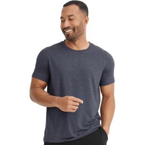 imageJockey Mens Activewear EVERACTIVE Crew Neck TeeTrue Navy Heather