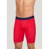 imageJockey Mens Underwear Active Ultra Soft Modal 9quot Long Leg Boxer BriefImperial Red