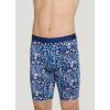 imageJockey Mens Underwear Active Ultra Soft Modal 9quot Long Leg Boxer BriefPainted Flower Garden
