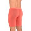 imageJockey Mens Underwear Active Ultra Soft Modal 9quot Long Leg Boxer BriefTrue NavyGlowing GeoTropical Coral