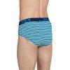 imageJockey Mens Underwear ActiveStretch Brief  4 PackTrue NavyCool White and Blue StripeTrue NavyTurquoise Gem