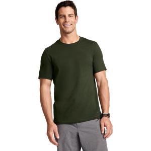 imageJockey Mens Casualwear Made2Fit Crew Neck TShirtMire Green