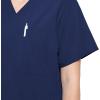 imageJockey Unisex Scrubs Classic Unisex One Pocket Stretch Scrub TopBlue