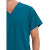 imageJockey Unisex Scrubs Classic Unisex One Pocket Stretch Scrub TopCaribbean