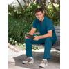 imageJockey Unisex Scrubs Classic Unisex One Pocket Stretch Scrub TopCaribbean