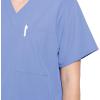 imageJockey Unisex Scrubs Classic Unisex One Pocket Stretch Scrub TopCeil Blue
