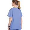 imageJockey Unisex Scrubs Classic Unisex One Pocket Stretch Scrub TopCeil Blue