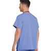 imageJockey Unisex Scrubs Classic Unisex One Pocket Stretch Scrub TopCeil Blue
