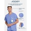 imageJockey Unisex Scrubs Classic Unisex One Pocket Stretch Scrub TopCeil Blue