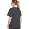 imageJockey Unisex Scrubs Classic Unisex One Pocket Stretch Scrub TopCharcoal