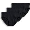 imageJockey Womens Underwear Elance Breathe Hipster  3 PackBlack