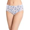 imageJockey Womens Underwear Elance Breathe Hipster  3 PackBlue StardustStardust Tropic BouquetMarina Blue