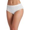 imageJockey Womens Underwear Elance Breathe Hipster  3 PackLightSimple DotBlack
