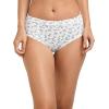 imageJockey Womens Underwear Elance Breathe Hipster  3 PackTeal Flower Mix
