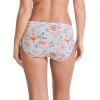 imageJockey Womens Underwear Supersoft BikiniFormal Light Blue FloralSunrise PeachEcho Blue