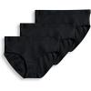 imageJockey Womens Underwear Elance Breathe Hipster  3 PackBlack