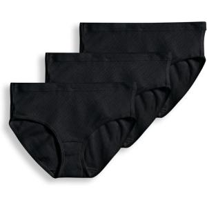 imageJockey Womens Underwear Elance Breathe Hipster  3 PackBlack