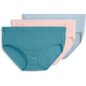 imageJockey Womens Underwear Elance Breathe Hipster  3 PackBlushcove