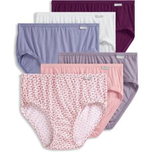 imageJockey Womens Underwear Plus Size Elance Hipster  6 PackVintage Bloom