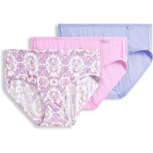 imageJockey Womens Underwear Supersoft Hipster  3 PackCrafted Damask