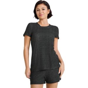 imageJockey Womens Sleepwear Soft Cool Short Sleeve TeeBlack Heather