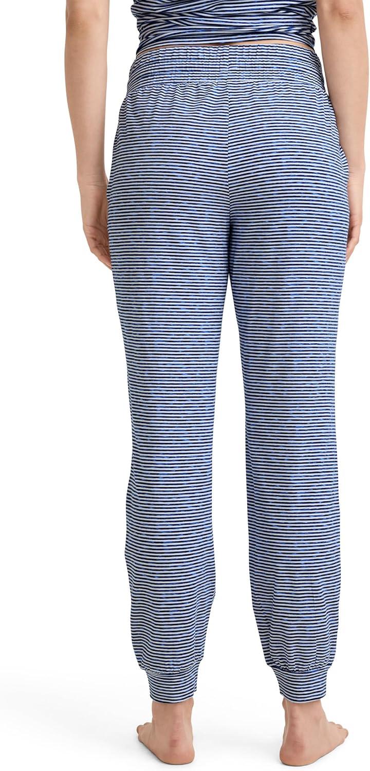 imageJockey Womens Sleepwear Organic Cotton Stretch JoggerFeeder Stripe