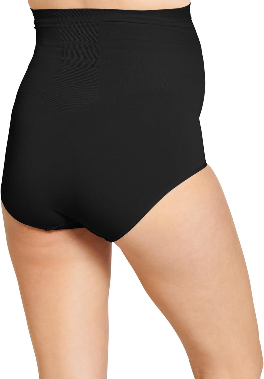 imageJockey Womens Underwear Maternity Over the Belly BriefBlack