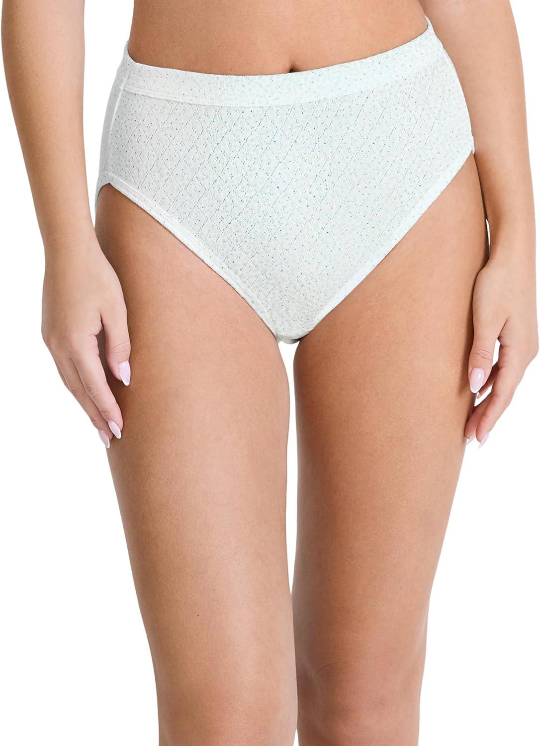 imageJockey Womens Underwear Plus Size Elance Hipster  3 PackReally TealBlue Melody DotEcho Blue