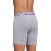 imageJockey Mens Underwear Chafe Proof Pouch Cotton Stretch 6quot Boxer Brief  3 PackJust Past MidnightMid GreyBlack