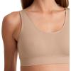 imageJockey Womens Bra Seamfree Stretch Tank Strap BraletteLight