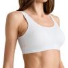 imageJockey Womens Bra Seamfree Stretch Tank Strap BraletteWhite