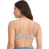imageJockey Womens Bra Smooth ampamp Sleek Supersoft Demi Coverage Wirefree TShirt BraGrey Seed
