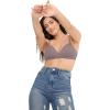 imageJockey Womens Bra Smooth ampamp Sleek Supersoft Demi Coverage Wirefree TShirt BraTwilight Sands