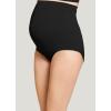 imageJockey Womens Underwear Maternity Over the Belly BriefBlack