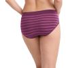 imageJockey Womens Underwear Seamfree HipsterVintage Plum Stripe