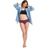 imageJockey Womens Underwear Seamfree HipsterVintage Plum Stripe