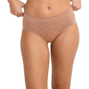 imageJockey Womens Underwear Seamfree HipsterAlmond Jacquard