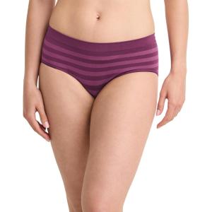 imageJockey Womens Underwear Seamfree HipsterVintage Plum Stripe