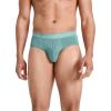 imageJockey Mens Underwear Organic Cotton Stretch Brief  3 PackRocky BeachAquamarineGreen Brunswick
