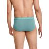 imageJockey Mens Underwear Organic Cotton Stretch Brief  3 PackRocky BeachAquamarineGreen Brunswick