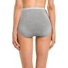 imageJockey Womens Underwear Organic Cotton Stretch Logo Modern Brief  3 PackBlack Petals