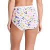 imageJockey Womens Underwear Organic Cotton Stretch Logo Modern Brief  3 PackFuture DuskBrush FloralPink Opal