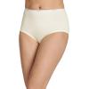 imageJockey Womens Underwear Organic Cotton Stretch Logo Modern Brief  3 PackIvory