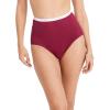 imageJockey Womens Underwear Organic Cotton Stretch Logo Modern Brief  3 PackRed PearFawning GeoPink Harmony