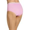 imageJockey Womens Underwear Organic Cotton Stretch Logo Modern Brief  3 PackSienna SunsetSimple Pink StripeIvory