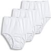 imageJockey Womens Underwear Organic Cotton Stretch Logo Modern Brief  3 PackWhite