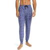 imageJockey Mens Sleepwear Ultra Soft Cooling Sleep JoggerAgrarian Plaid