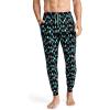 imageJockey Mens Sleepwear Ultra Soft Cooling Sleep JoggerBlack Lights