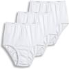 imageJockey Womens Underwear Organic Cotton Stretch Logo Modern Brief  3 PackWhite