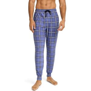 imageJockey Mens Sleepwear Ultra Soft Cooling Sleep JoggerAgrarian Plaid